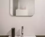 Toilet with hidden washing machine and boiler 