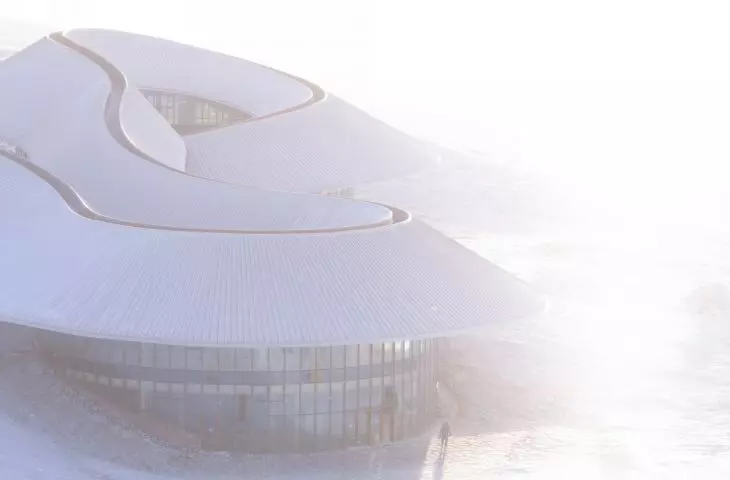 The Volcano-In Visitor Center in Xilinhot, Inner Mongolia, designed by PLAT ASIA