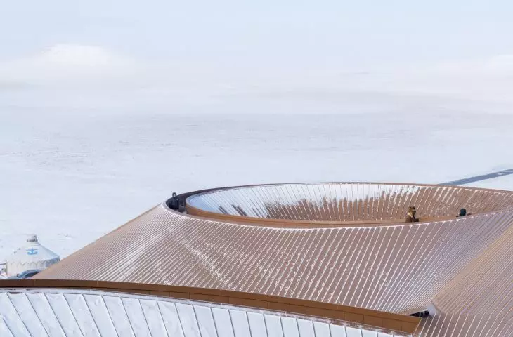 Volcano-In Visitor Center in Xilinhot, Inner Mongolia, designed by PLAT ASIA