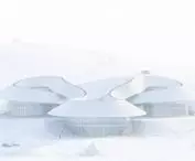 Volcano-In Visitor Center w Xilinhot w Mongolii Wewnętrznej projektu PLAT ASIA