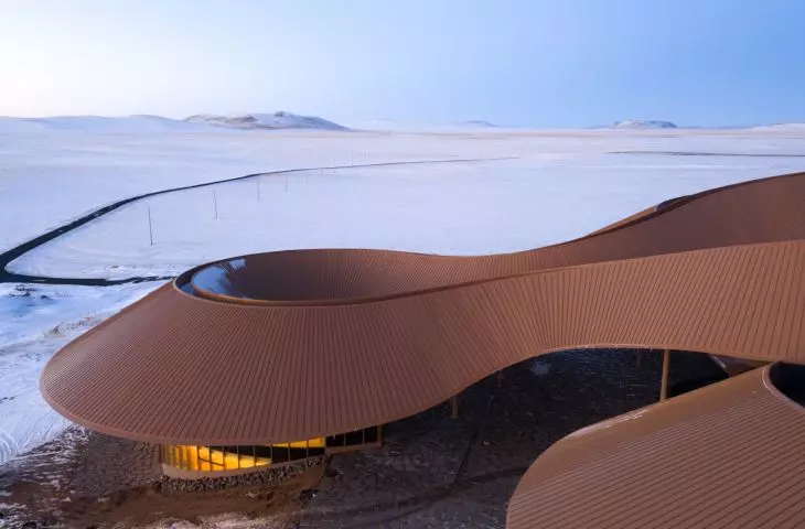 Volcano-In Visitor Center in Xilinhot, Inner Mongolia, designed by PLAT ASIA