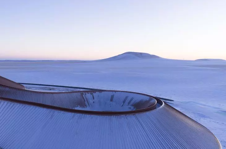 Volcano-In Visitor Center w Xilinhot w Mongolii Wewnętrznej projektu PLAT ASIA