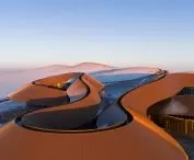 The Volcano-In Visitor Center in Xilinhot, Inner Mongolia, designed by PLAT ASIA