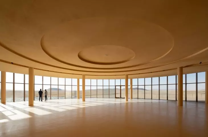 Volcano-In Visitor Center w Xilinhot w Mongolii Wewnętrznej projektu PLAT ASIA