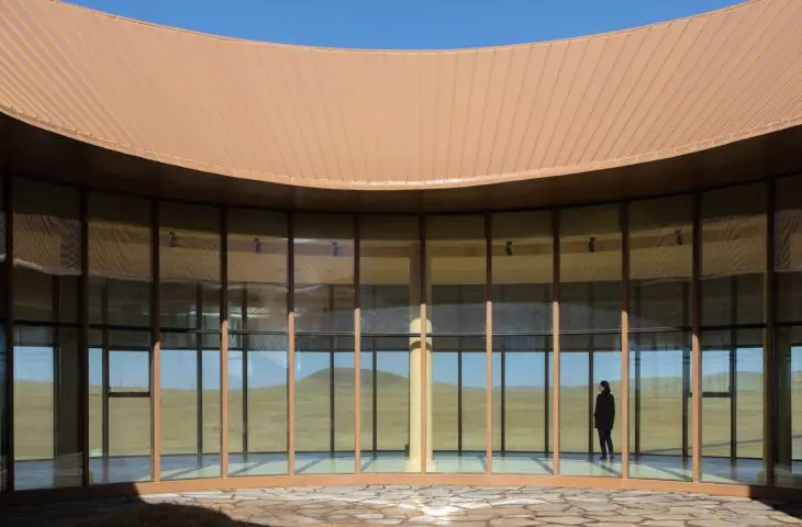 Volcano-In Visitor Center w Xilinhot w Mongolii Wewnętrznej projektu PLAT ASIA