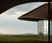 Volcano-In Visitor Center w Xilinhot w Mongolii Wewnętrznej projektu PLAT ASIA