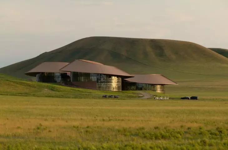 The Volcano-In Visitor Center in Xilinhot, Inner Mongolia, designed by PLAT ASIA