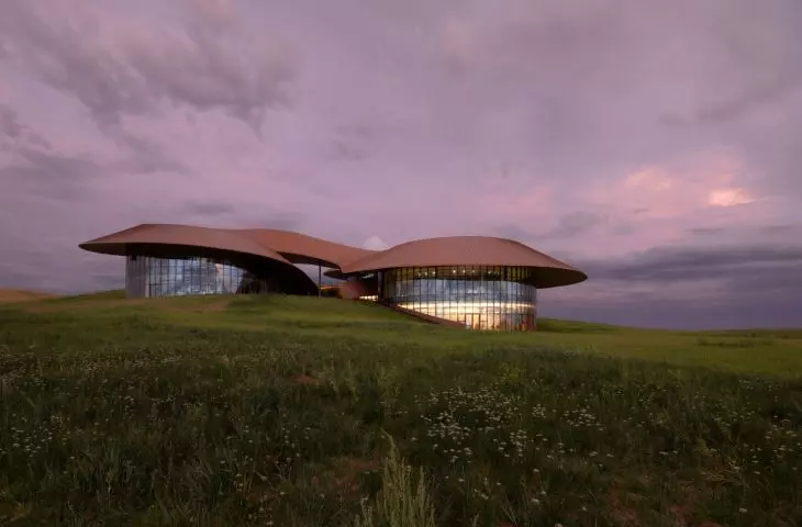Volcano-In Visitor Center w Xilinhot w Mongolii Wewnętrznej projektu PLAT ASIA