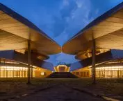 The Volcano-In Visitor Center in Xilinhot, Inner Mongolia, designed by PLAT ASIA