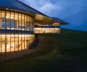 The Volcano-In Visitor Center in Xilinhot, Inner Mongolia, designed by PLAT ASIA