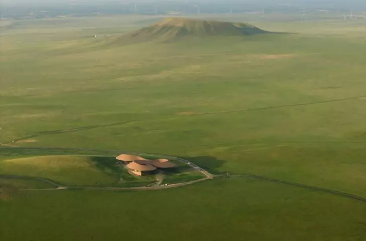 Volcano-In Visitor Center in Xilinhot, Inner Mongolia, designed by PLAT ASIA
