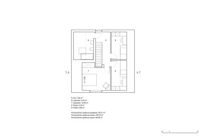 attic plan (version without mezzanine)