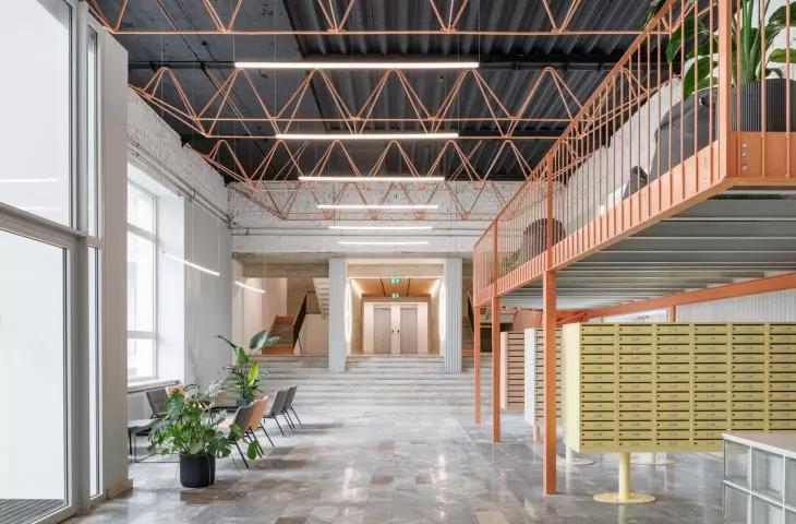 Kosmalt in Košice following a renovation carried out by the Atrium Architekti architectural firm