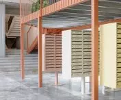 Kosmalt in Košice following a renovation carried out by the Atrium Architekti architectural firm