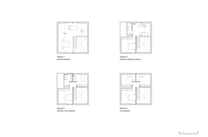 attic floor plan variants