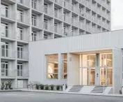 Kosmalt in Košice following a renovation carried out by the Atrium Architekti architectural firm