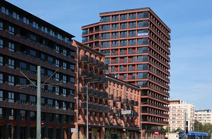 The Młyny Mogilska Housing Development in Kraków