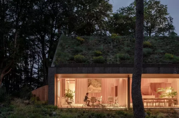 Office by Nature in Blaricum, designed by Studio Massimo