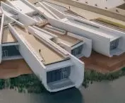 Chenhu Wetland Art Center w Wuhan projektu TAO