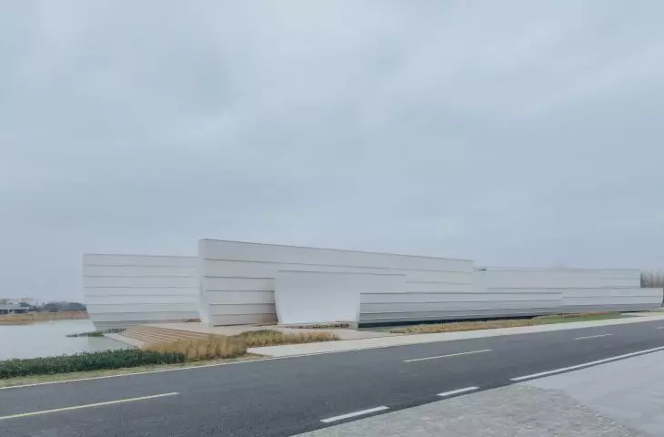 Chenhu Wetland Art Center in Wuhan, designed by TAO