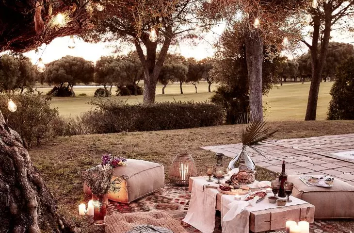 Cozy terrace under the stars 