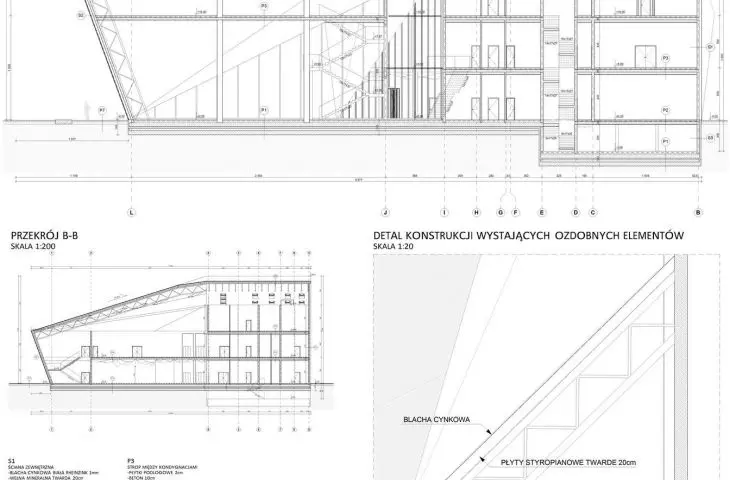 cross-sections, detail
