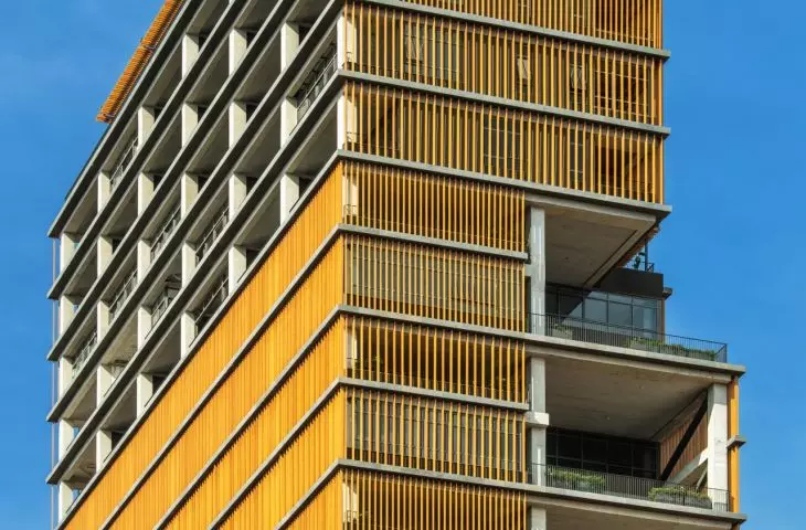 Capote 210 w São Paulo projektu Andrade Morettin Arquitetos 