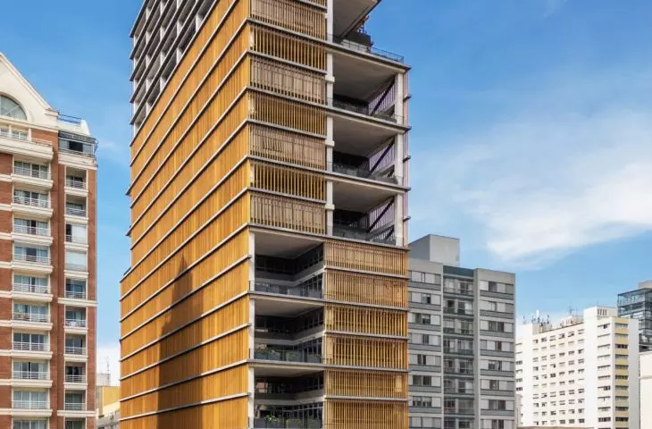 Capote 210 w São Paulo projektu Andrade Morettin Arquitetos