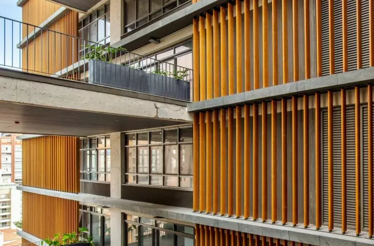 Capote 210 w São Paulo projektu Andrade Morettin Arquitetos
