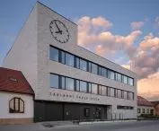 Čebín Primary School near Brno, designed by Knesl Kynčl Architects