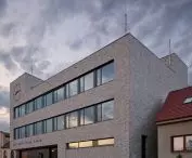 Čebín Primary School near Brno, designed by Knesl Kynčl Architects