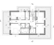 Floor plan of a house in Burov 