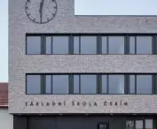 Čebín Primary School near Brno, designed by Knesl Kynčl Architects