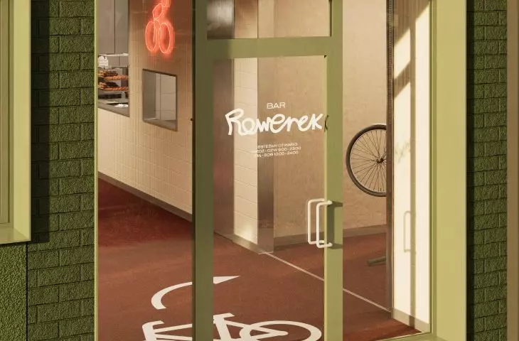 The Rowerek Bar in the building that once housed the Żagielek Bar