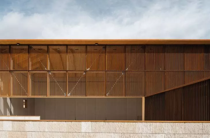 The Maeztu Frontón in Aguilar de Codés, designed by VERNE Arquitectura + Alejandro Maortua