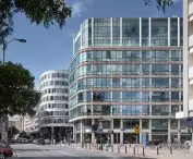 The Zaułek Piękna office building in Warsaw was designed in the spirit of postmodernism, discreetly referencing the capital’s historic architecture through its use of materials