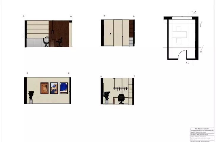 cross-section, office