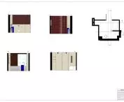 cross-section, bathroom walls