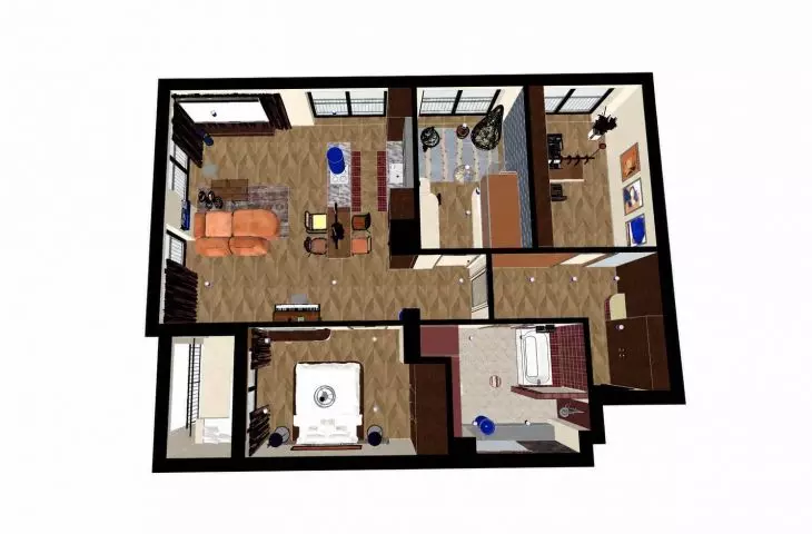 top view