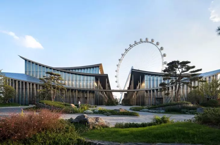 The Suzhou Museum of Contemporary Art on Jinji Lake, designed by BIG