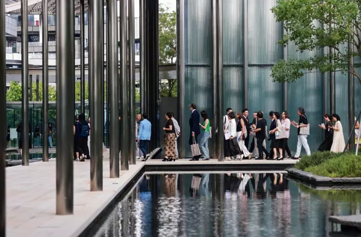 Suzhou Museum of Contemporary Art nad jeziorem Jinji projektu BIG