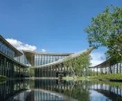 The Suzhou Museum of Contemporary Art on Jinji Lake, designed by BIG