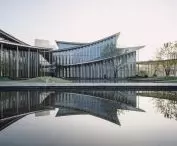 The Suzhou Museum of Contemporary Art on Jinji Lake, designed by BIG