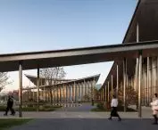 Suzhou Museum of Contemporary Art nad jeziorem Jinji projektu BIG