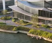 The Suzhou Museum of Contemporary Art on Jinji Lake, designed by BIG