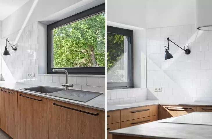House Zacisze Forest, kitchen