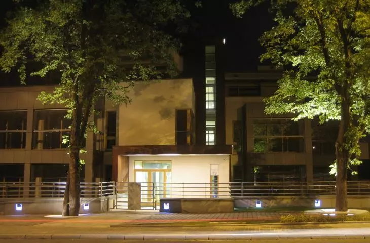 Villa Emaus, night view