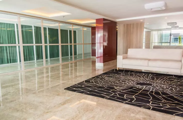 Quartzite on the floor 