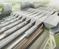 Dworzec Warszawa Zachodnia, widok z góry