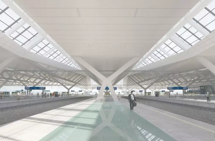 Dworzec Warszawa Zachodnia, zadaszenie peronów